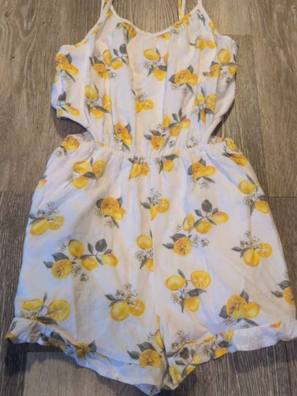 Abercrombie Kids Lemon Print Romper 9/10